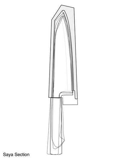 LockIn Saya _02 TX / Gyuto & Kiritsuke Gyuto